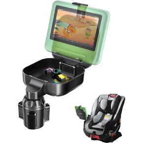 TOPGO Car Seat Cup Holder Storage [Upgrade Universal Adjustable] Car Back Seat Organizer for Kids, Car Seat Snack Tray and Tablet Mount for Child Car Seat, Strollers and Outdoor Chair, Sofa in Kuwait