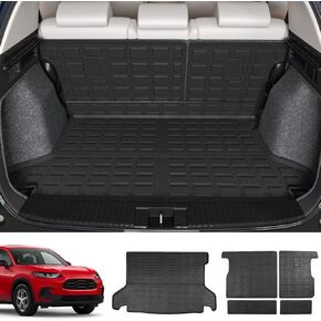 حصيرة مسند الظهر متوافقة مع بطانة الشحن Honda HRV 2023 2024 TPE بديلة لحماية المقعد الخلفي لجميع الأحوال الجوية لملحقات Honda HR-V 2023 2024 (متوافقة مع 23-24 HRV، حصيرة مسند الظهر)