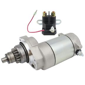 Starter w/Bendix & Relay for Polaris 85-03 Xplorer Trail Blazer Trail Boss Scrambler Big Boss Sportsman Sport Xpress 400 350 300 250, 3085393 3084403 3083760 3083646, Xplorer 400 Starter