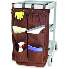 9-Pocket Housekeeping Cart Organizer, Black (9 Pocket Black) in Kuwait