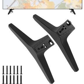 TV Legs for LG TV Stand Legs, for 65 Inch LG TV Legs 65UJ6540 65UJ6200PUA 65UK6200 65UK6300 65UK6500 65UM7100 65UN7300 65UN6955ZUF 65UJ630T 65UJ635T 65UJ6320 Replacement Legs for LG TV with Screws