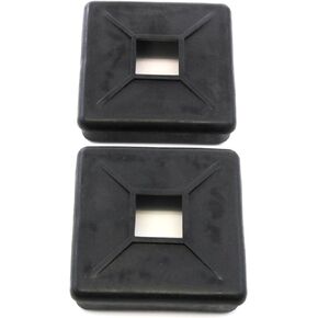 Red Hound Auto Bumper Plug End Cap Square 4 Inches Vented Cover RV Camper Trailer Single New