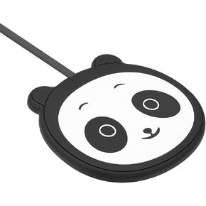 شاحن لاسلكي، لوحة شحن لاسلكية سريعة 10 وات، شاحن هاتف محمول، وسادة شاحن مكتب لطيفة، لوحة شحن باندا كرتونية، شاحن Airpod لاسلكي Galaxy S20/S10/S9/S8 20 Ultra (M1) in Kuwait