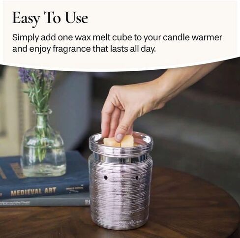 CANDLE WARMERS ETC Artisan Wax Melts 2.5oz, Lavender & White Sage (4-Pack) – Each Pack has x4 2.5 oz Wax Melts and 30 Hours of Fragrance – Perfect for bedrooms, Living Rooms, and bathrooms in Saudi Arabia