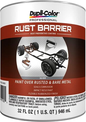 Dupli-Color ERBQ10200 Barrier Rust Preventative Coating, Silver, 1 Quart, 32. Fluid_Ounces in Saudi Arabia