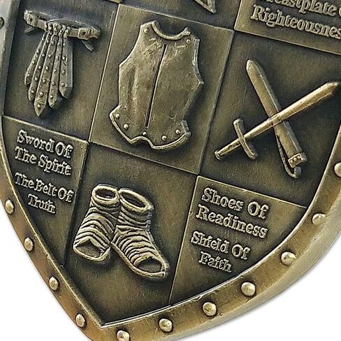 Put On The Whole Armor of God Challenge Coin Eph 6:13-17 3D Commemorative Collection Item in Saudi Arabia