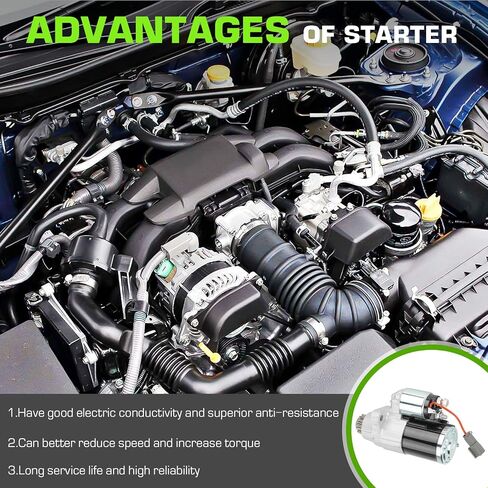 Starter Replacement for 3.5L 2003-2007 03 04 05 06 07 Nissan Murano 2007 2008 07 08 Nissan Maxima 17863N 23300CA000A 23300-CA00A M1T68681 41048208 in Saudi Arabia