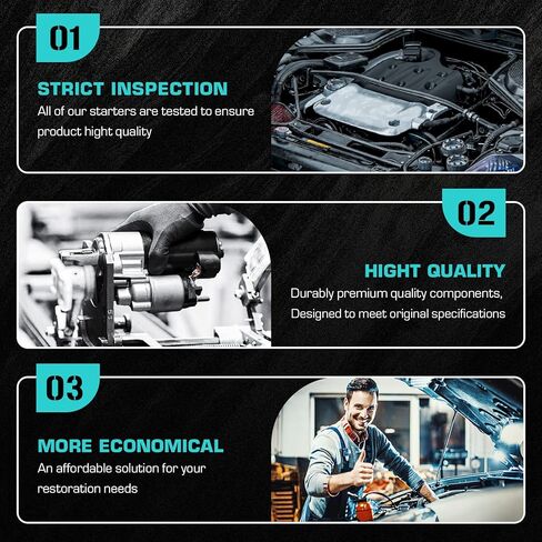 410-48076 بداية لفورد 7.3L رحلة 2000، F250 1994-1996، F350 1994-1997، F250 F350 E350 Super Duty 1999 2000، E350 Econoline 1995-1998، Club Wagon 1995-2000، استبدال 17578 ، F4TZ-11002-A in Kuwait