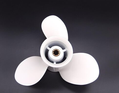 SouthMarine Boat Engine Aluminum Alloy Propeller 9 1/4x10-J for Yamaha 9.9HP 15HP Outboard Motor 63V-45952-10-00 9.25x10 in Saudi Arabia