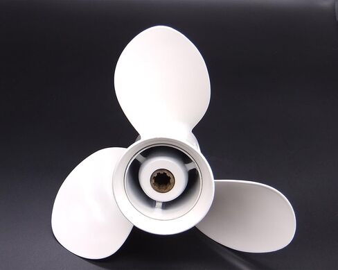 SouthMarine Boat Engine Aluminum Alloy Propeller 9 1/4x10-J for Yamaha 9.9HP 15HP Outboard Motor 63V-45952-10-00 9.25x10 in Saudi Arabia