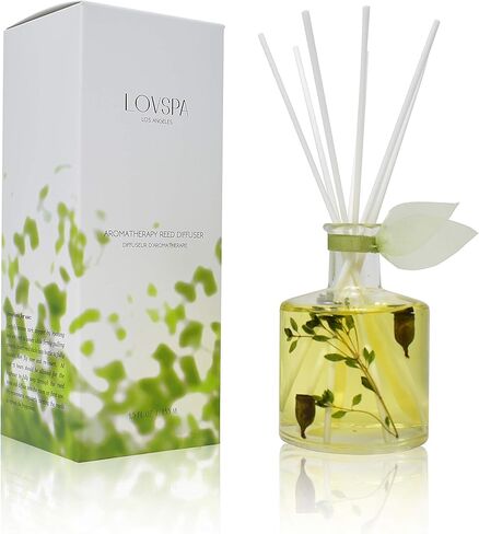 مجموعة هدايا LOVSPA Relax من شجرة الشاي والأوكالبتوس العطرية والزيوت العطرية | نباتات حقيقية داخل الزجاجة | رائحة منعشة تشبه السبا in Kuwait