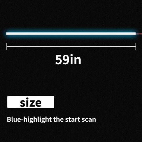 1 PC Through-Type Car Center Grille LED Running Light Bar, 12V Waterproof Flexible Vehicle Hood Emergency Warn Light Replacement, Universal Decorative Light with Adhesive (White #59In) in Saudi Arabia