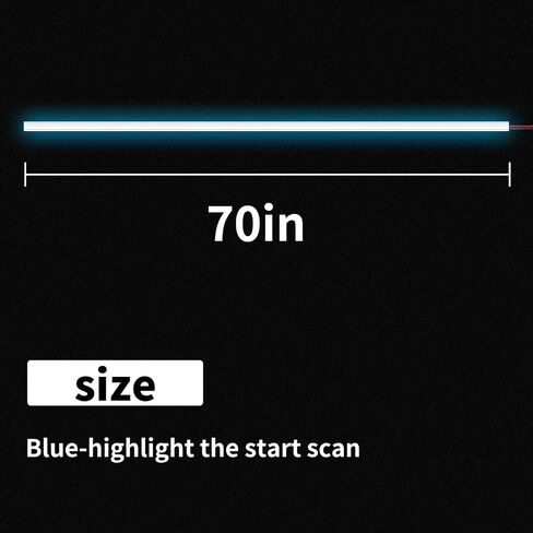 1 PC Through-Type Car Center Grille LED Running Light Bar, 12V Waterproof Flexible Vehicle Hood Emergency Warn Light Replacement, Universal Decorative Light with Adhesive (White #59In) in Saudi Arabia