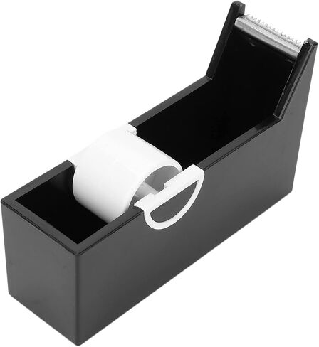 Eyelash Tape Dispenser, Eyelash Extension Tape Dispenser Holder Portable Desktop Tape Cutter for Home Salon Eyelash Extensions Supplies(Black) in Saudi Arabia