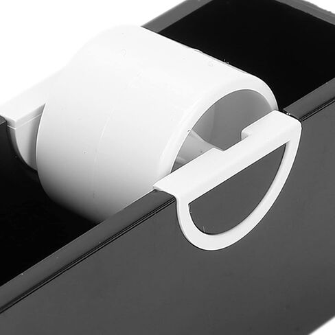 Eyelash Tape Dispenser, Eyelash Extension Tape Dispenser Holder Portable Desktop Tape Cutter for Home Salon Eyelash Extensions Supplies(Black) in Saudi Arabia