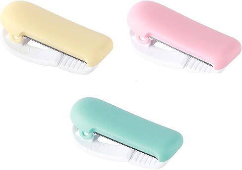 مجموعة ISKYBOB مكونة من 3 أشرطة صغيرة لقص شريط واشي بلون الحلوى وأشرطة تمديد للرموش وموزع وحامل منظم مكتب وديكور هدية أدوات تغليف سريعة، لون عشوائي in Kuwait