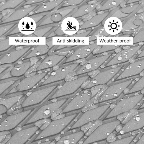 EVA Foam Boat Decking Flooring 23 x 94 Inches Universal DIY Surfboard Traction Pad Trimmable Sheet for Boat Kayak Yacht SUP Board Canoe RV Pool Non-Slip Self-Adhesive, Grey Rhombus Texture in Kuwait