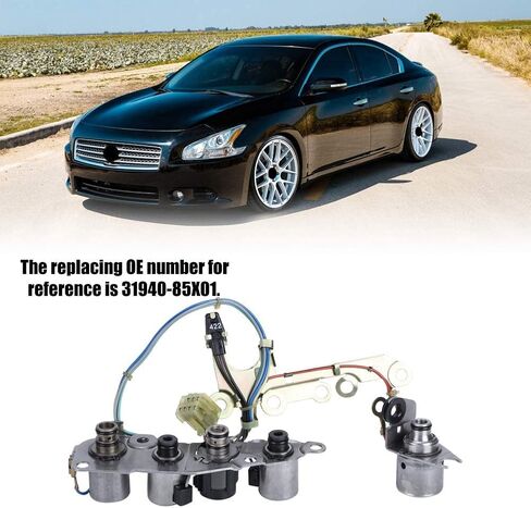 Hilitand Transmission Shift Control Solenoid for Maxima Sentra Altima 2000-2006 31940-85X01, Color Silver in Kuwait