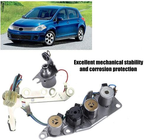 Hilitand Transmission Shift Control Solenoid for Maxima Sentra Altima 2000-2006 31940-85X01, Color Silver in Kuwait