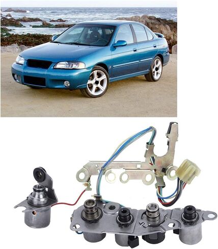 Hilitand Transmission Shift Control Solenoid for Maxima Sentra Altima 2000-2006 31940-85X01, Color Silver in Kuwait