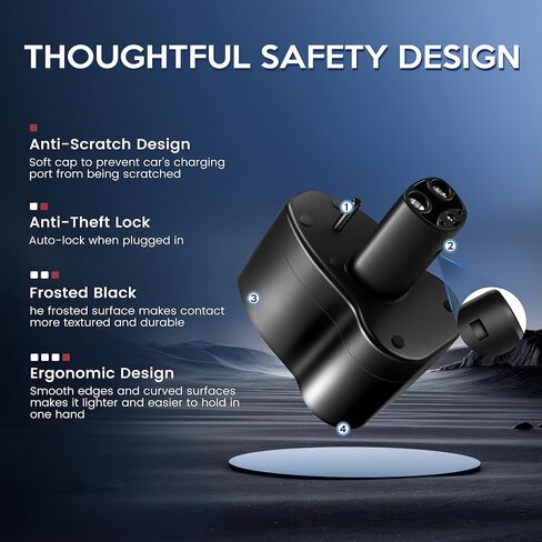 محول CCS لـ Tesla، CCS1 إلى محول شاحن Tesla لطراز Tesla 3، Y، S، X، 250kW/300A/500V DC سريع CCS إلى محول Tesla هدايا لأصحاب Tesla in Kuwait