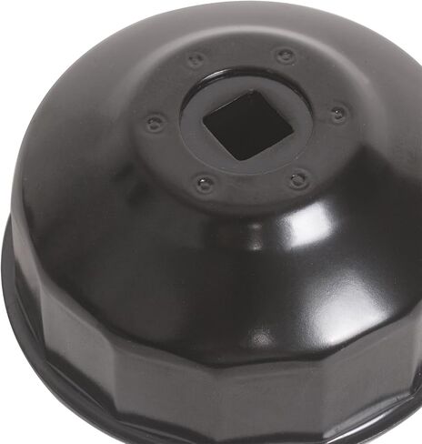 MOTO4U 64mmx14 Flute Oil Filter Cap Wrench,3-8 inch Drive,Oil Filter Cap Removal Socket Tool for 2.5-5.7L Engine,Low-Profile Design in Saudi Arabia