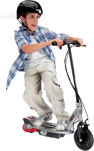 Razor E125 Kids Ride On 24V Motorized Battery Powered Electric Scooter Toy, Speeds up to 10 MPH with Brakes, and 8" Pneumatic Tires for Ages 8+ in Saudi Arabia