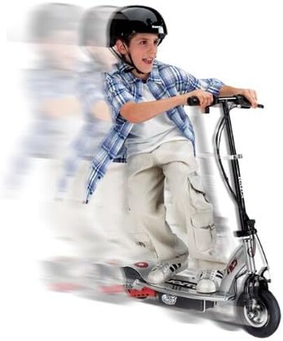 Razor E125 Kids Ride On 24V Motorized Battery Powered Electric Scooter Toy, Speeds up to 10 MPH with Brakes, and 8" Pneumatic Tires for Ages 8+ in Saudi Arabia