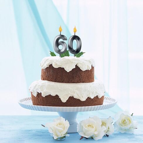 شموع عيد الميلاد الأربعين الحمراء للكعك، عدد 40 4 شمعة لامعة لتزيين حفلات الزفاف والذكرى السنوية in Kuwait