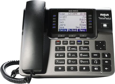 نظام هاتف RCA Unison DECT 6.0 مع محطة قاعدة واحدة وسماعتين لاسلكيتين in Saudi Arabia