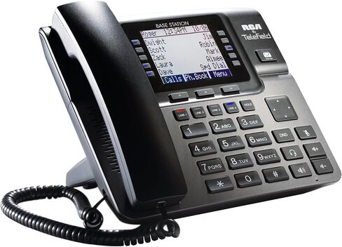 نظام هاتف RCA Unison DECT 6.0 مع محطة قاعدة واحدة وسماعتين لاسلكيتين in Saudi Arabia