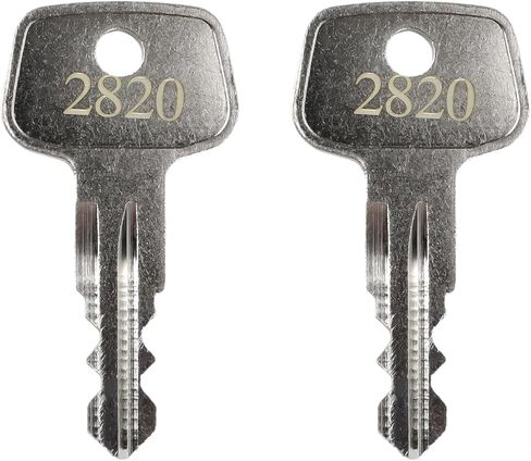 2820 مفتاح استبدال سقف الأمتعة X-Cargo، مفتاح رف سقف X-Cargo مفتاح Karrite Ski Bike xcargo Carrier Skyline Sportrack XL، مفاتيح بديلة لرفوف سقف X-Cargo [عبوة من قطعتين] in Saudi Arabia