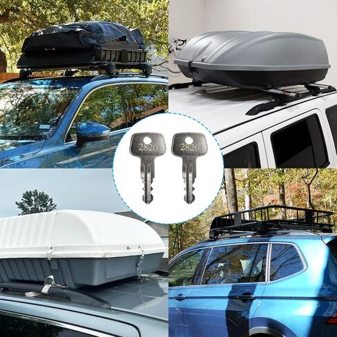 2820 مفتاح استبدال سقف الأمتعة X-Cargo، مفتاح رف سقف X-Cargo مفتاح Karrite Ski Bike xcargo Carrier Skyline Sportrack XL، مفاتيح بديلة لرفوف سقف X-Cargo [عبوة من قطعتين] in Saudi Arabia