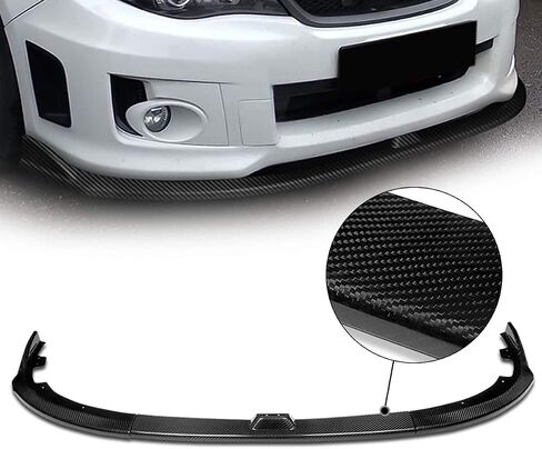 DNA MOTORING 2-PU-516-PCF من ألياف الكربون ذات مظهر أمامي للشفاه CS2-Style متوافق مع 08-10 Subaru WRX/STI in Kuwait