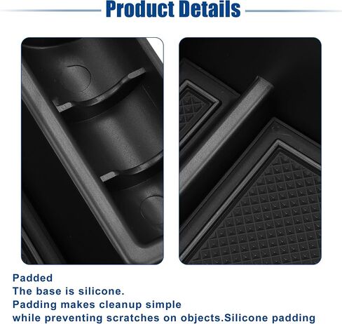 ACROPIX Front Center Console Organizer Tray Fit for for Hyundai Elantra - Pack of 1 Black in Saudi Arabia