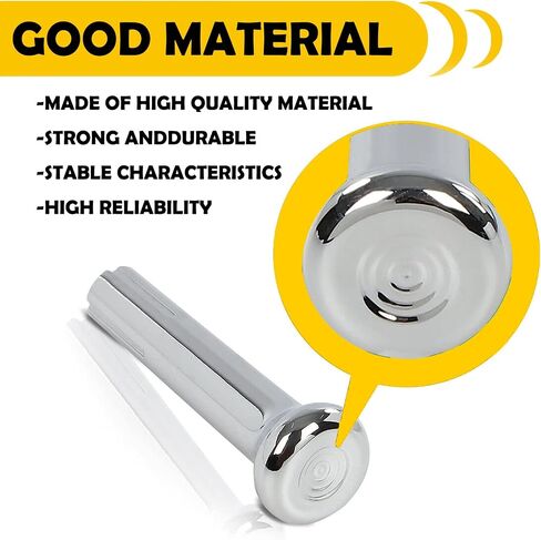 Fit for 1971-1988 GM Chevy Cars IN6728Z & Trucks Chrome Plastic Door Lock Knobs Pair in Saudi Arabia
