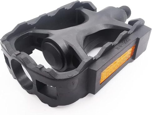 UPANBIKE Bike Pedals Universal Plastic Road Bike Pedals 9/16 Inch Mountain Bike Pedals Flat Platform with Reflector for Road Bike MTB in Saudi Arabia