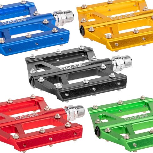 Trailhead, Non-Slip Lightweight Platform Bike Pedals, Body: Aluminum Alloy, Spindle: Cr-Mo, 9/16'' Set, for Mountain Bike, MTB, Road Bike in Kuwait