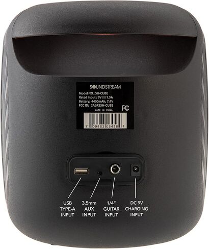 مكبر صوت بلوتوث محمول للحفلات SOUNDSTREAM مع صوت جهير عميق عالٍ، زوج 2 مع مكبر صوت ستيريو لاسلكي حقيقي (TWS)، قابل لإعادة الشحن والتحكم في النغمات، مزامنة عرض أضواء RGB ووقت تشغيل 6 ساعات عند ذروة 80 واط in Kuwait