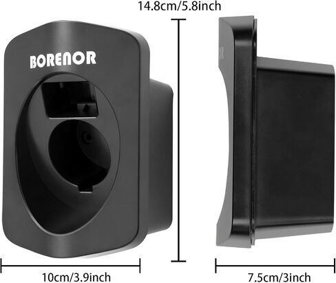 EV Charger Holder, Wall Mount Charging Cable Holder, Electric Vehicle Charger Cable Holder, Electric Car Charger Cord Holder for J1772 Connector, Black in Saudi Arabia