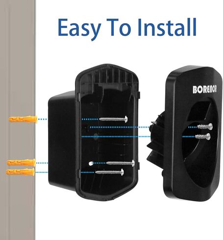 EV Charger Holder, Wall Mount Charging Cable Holder, Electric Vehicle Charger Cable Holder, Electric Car Charger Cord Holder for J1772 Connector, Black in Saudi Arabia