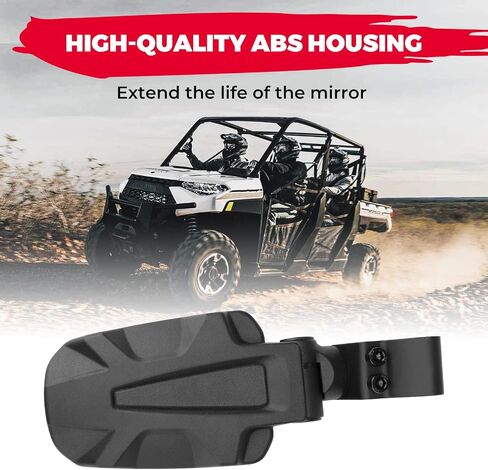 مرايا جانبية KEMIMOTO UTV، مرآة رؤية جانبية لسطح قابل للتعديل UTV لملاءمة احترافية متوافقة مع Polaris Ranger 570 500 900 1000 General 1000 Can-Am Maverick Trail in Saudi Arabia