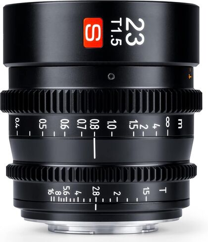 VILTROX 23mm T1.5 Micro 4/3 Mount Cine Lens, T1.5 Cine Lens for Micro Four Thirds Mount Olympus Panasonic Lumix in Saudi Arabia