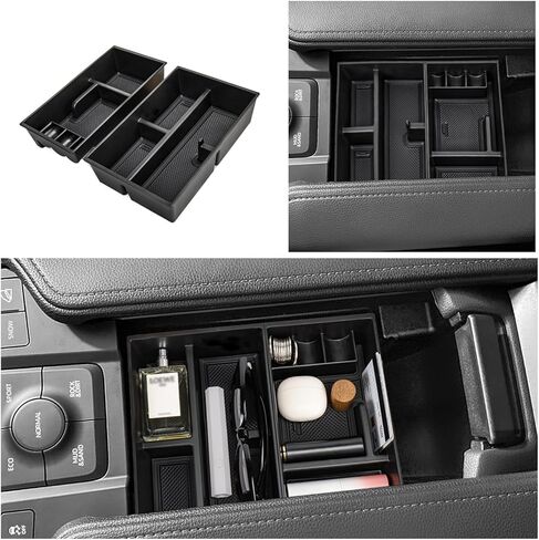 علبة تنظيم وحدة التحكم المركزية من Carwiner مكونة من قطعتين لملحقات Grand Highlander 2023-2024، صينية تنظيم تخزين مسند الذراع لسيارة Toyota Grand Highlander 2024، صندوق تخزين مسند الذراع الداخلي in Kuwait