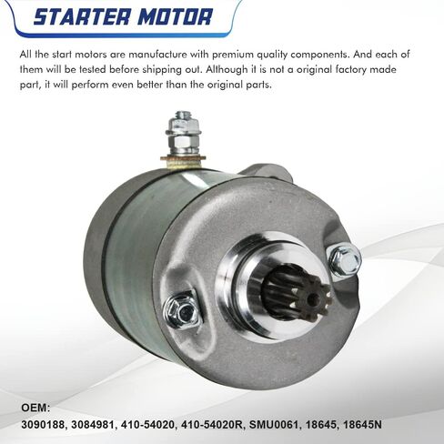 استبدال محرك KEDAKEJI Starter لـ 1995-2014 رياضي رينجر ماغنوم تريل بليزر تريل بوس 335 400 450 500 ATVS Polaris 3090188 3084981 57-2688 كاتب in Saudi Arabia