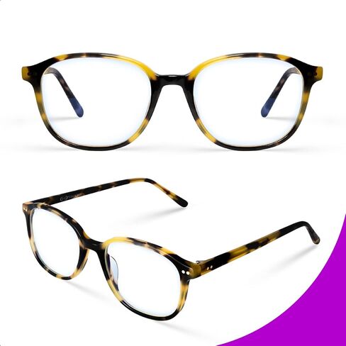 نظارات VISOONE Fashion Blue Light Blocking Square مع مكافحة وهج الكمبيوتر للألعاب للنساء والرجال in Kuwait