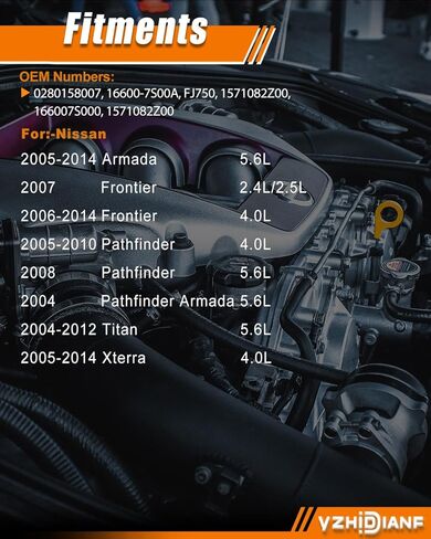 حاقن الوقود 0280158007 مناسب لـ: -Nissan Armada 2005-2014 5.6L، Frontier 2006-2014 4.0L، Pathfinder 2005-2010 4.0L 5.6L، Titan 2004-2012 5.6L، Xterra 2005-2014 4.0L، FJ750 (مجموعة من 8 ) in Kuwait