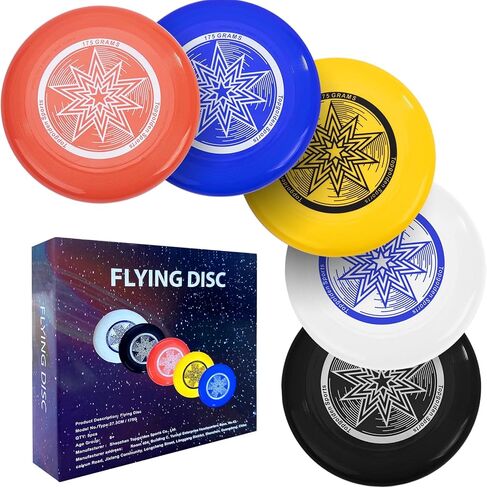 Eastgoing Ultimate Flying Disc 175 Gram, 10.75 Inch Sport Disc ，Loads of Colors Available, Suitable for Competitions, Team Flying Disc for Beach, Park, Pet, Camping and More, in Saudi Arabia