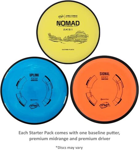 MVP Disc Sports 3-Disc Premium Disc Golf Starter Set (Colors and Models May Vary) in Saudi Arabia