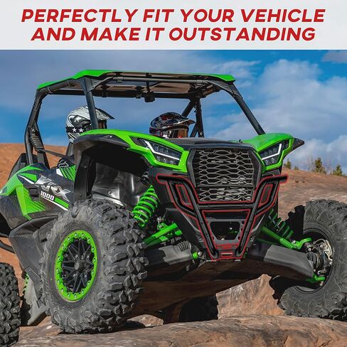 مصد أمامي رياضي من SAUTVS لـ Teryx KRX 1000 Trail Edition، واقي مصد أمامي أسود لملحقات Kawasaki Teryx KRX 1000 2020 2021 2022 2023 2024، استبدال #99994-1301 in Saudi Arabia